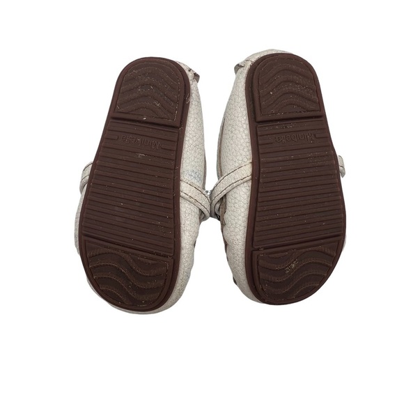 Minibella White Slip-On Horse Bit Loafers Size 24 Toddler Girl's - Picture 9 of 9